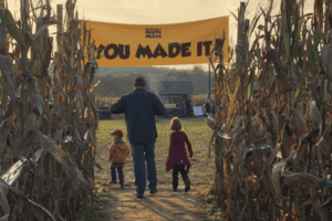 mighty maze at KOA in Coshocton County